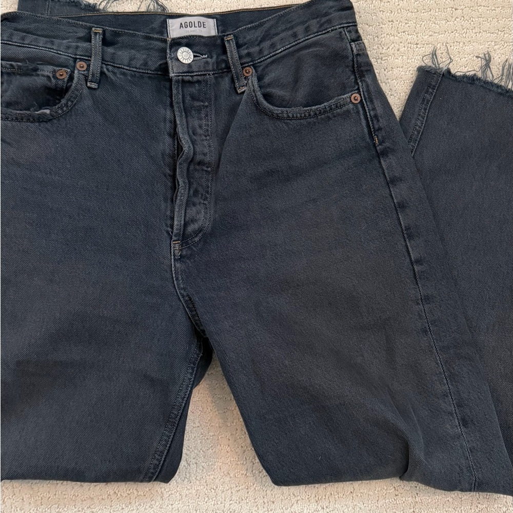 Agolde Dark Wash Denim Jeans